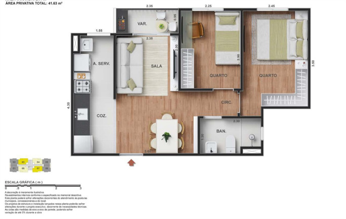 Imagem Apartamento com 2 Quartos à Venda, 42 m² em Vila Kosmos - Rio de Janeiro