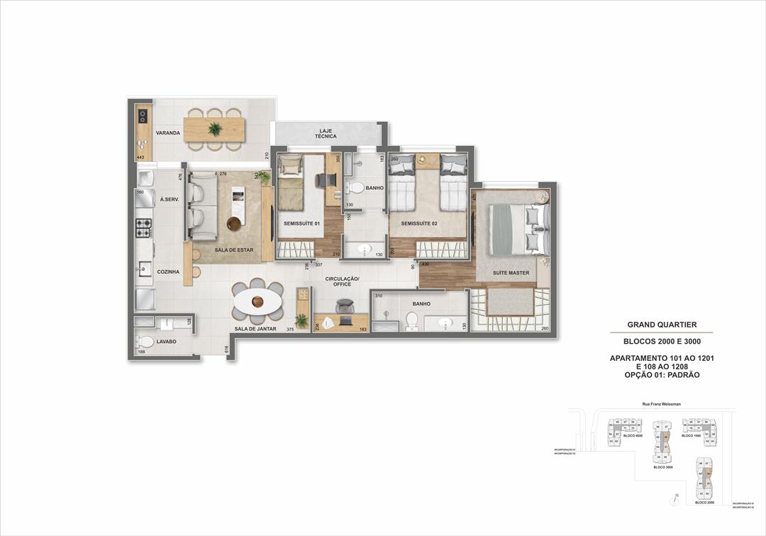 Foto do imóvel: Apartamento com 3 Quartos à Venda, 88 m² em Barra Olímpica - Rio de Janeiro