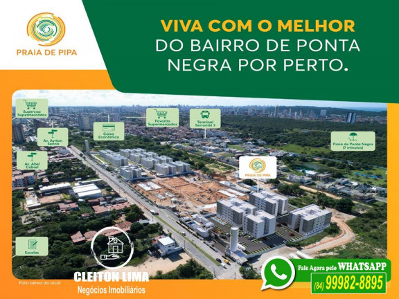 Apartamento com 2 Quartos à Venda, 42 m² em Nova Parnamirim - Parnamirim