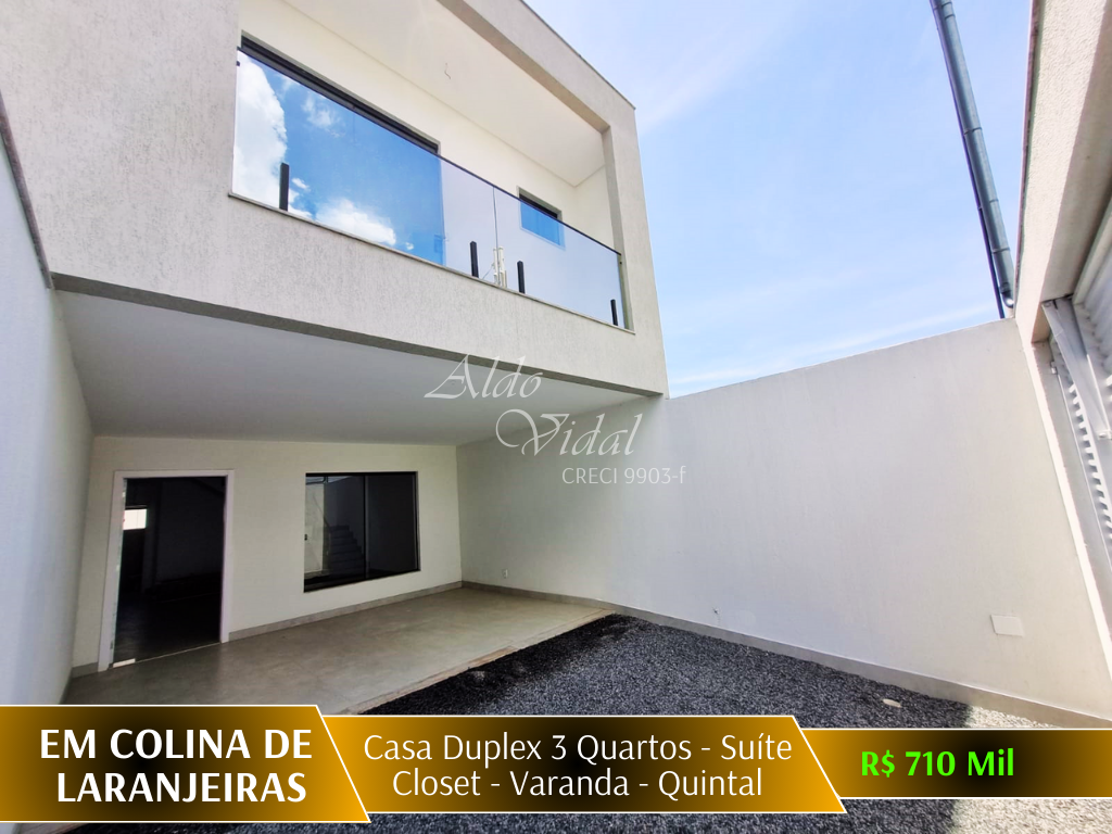 Casa com 3 Quartos à Venda, 135 m²em Colina de Laranjeiras - Serra