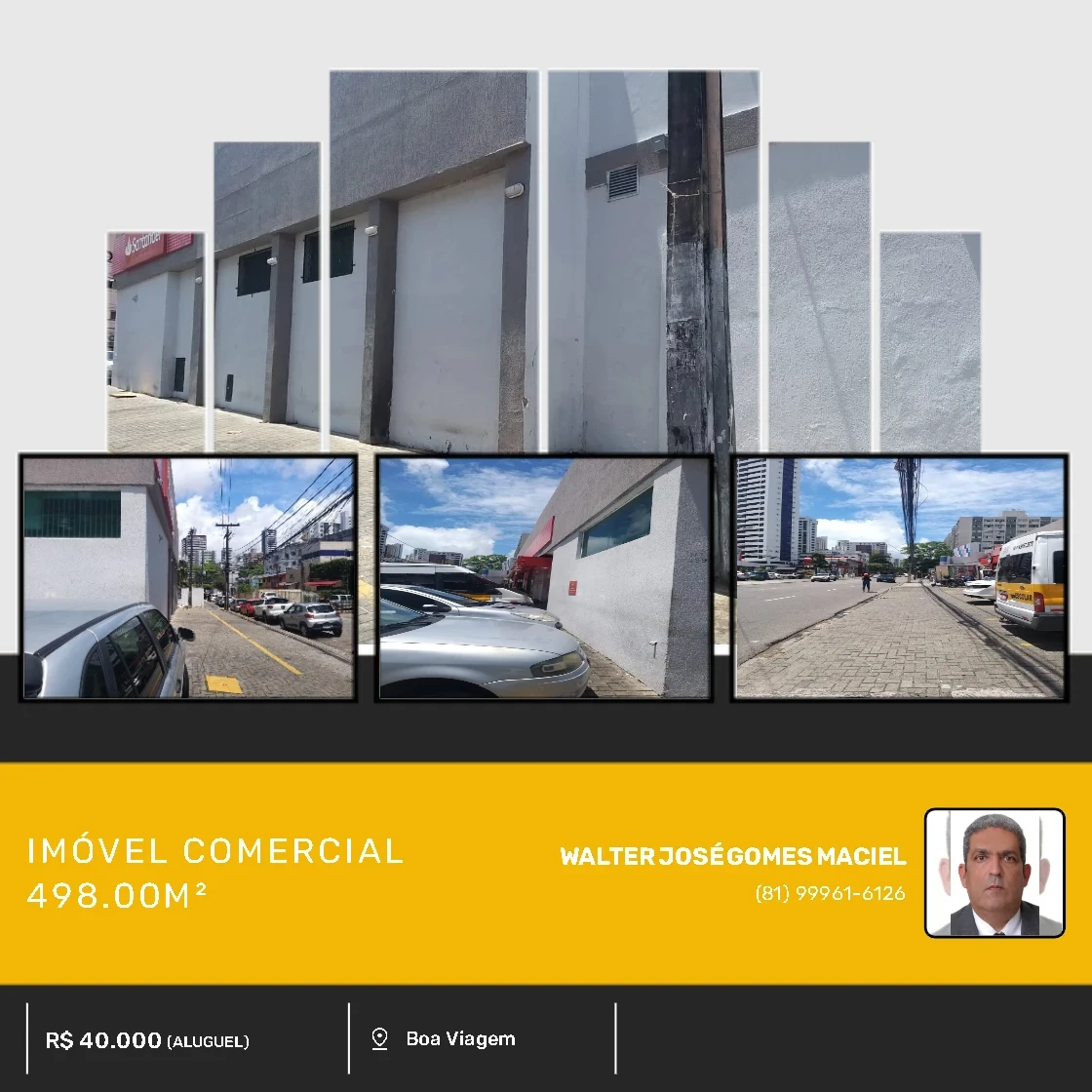 Imagem Imóvel Comercial para Alugar, 498 m² em Boa Viagem - Recife