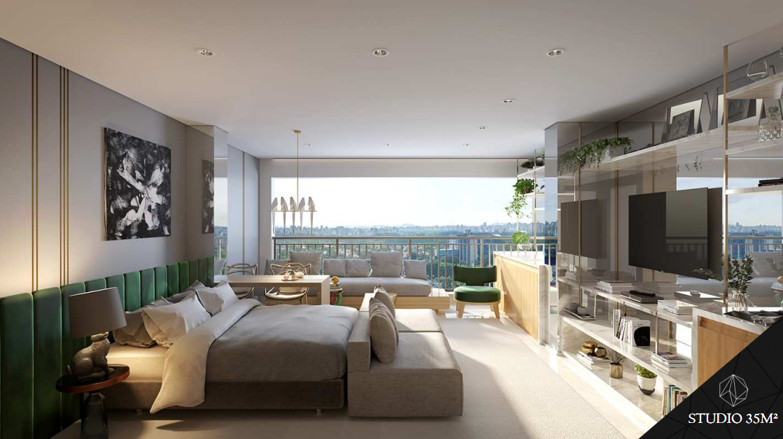 Imagem Apartamento com 1 Quarto à Venda, 39 m²em Indianópolis - São Paulo