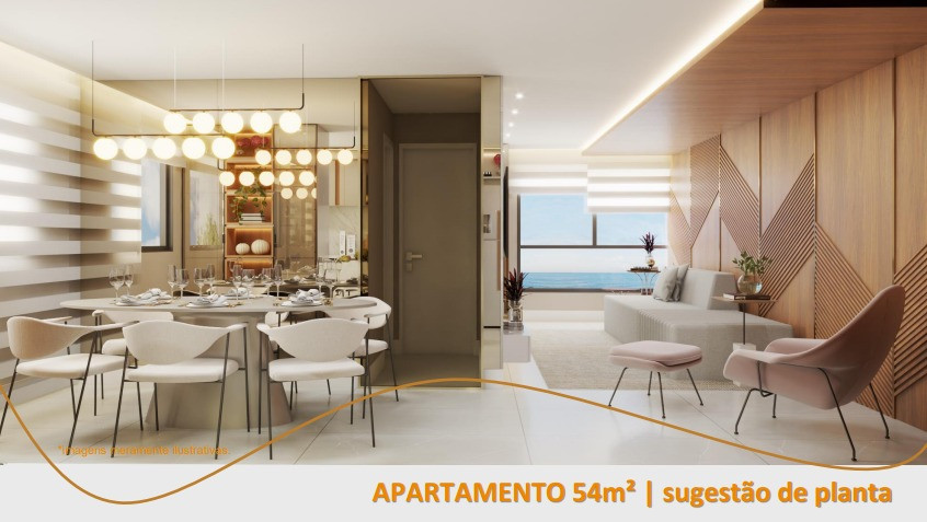 Apartamento com 2 Quartos à Venda, 54 m² em Piedade - Jaboatão dos Guararapes