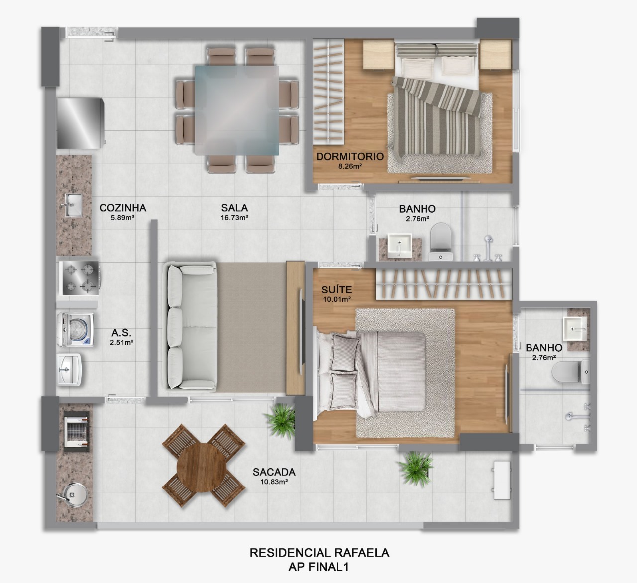 Imagem Apartamento com 2 Quartos à Venda, 64 m²em Guilhermina - Praia Grande