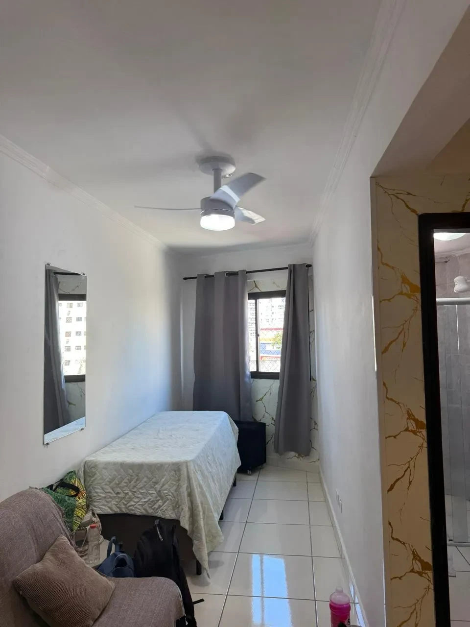 Imagem Apartamento com 1 Quarto para Alugar, 55 m² em Guilhermina - Praia Grande