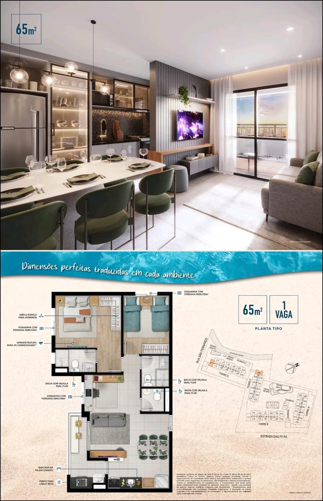 Foto do imóvel: Apartamento com 2 Quartos à Venda, 48 m² em Jardim Júlio - Barueri