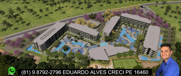 Imagem Apartamento com 1 Quarto à Venda,  em Praia de Muro Alto - Ipojuca