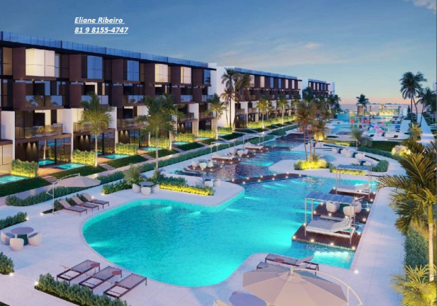 Apartamento com 1 Quarto à Venda, 30 m² em Muro Alto - Ipojuca