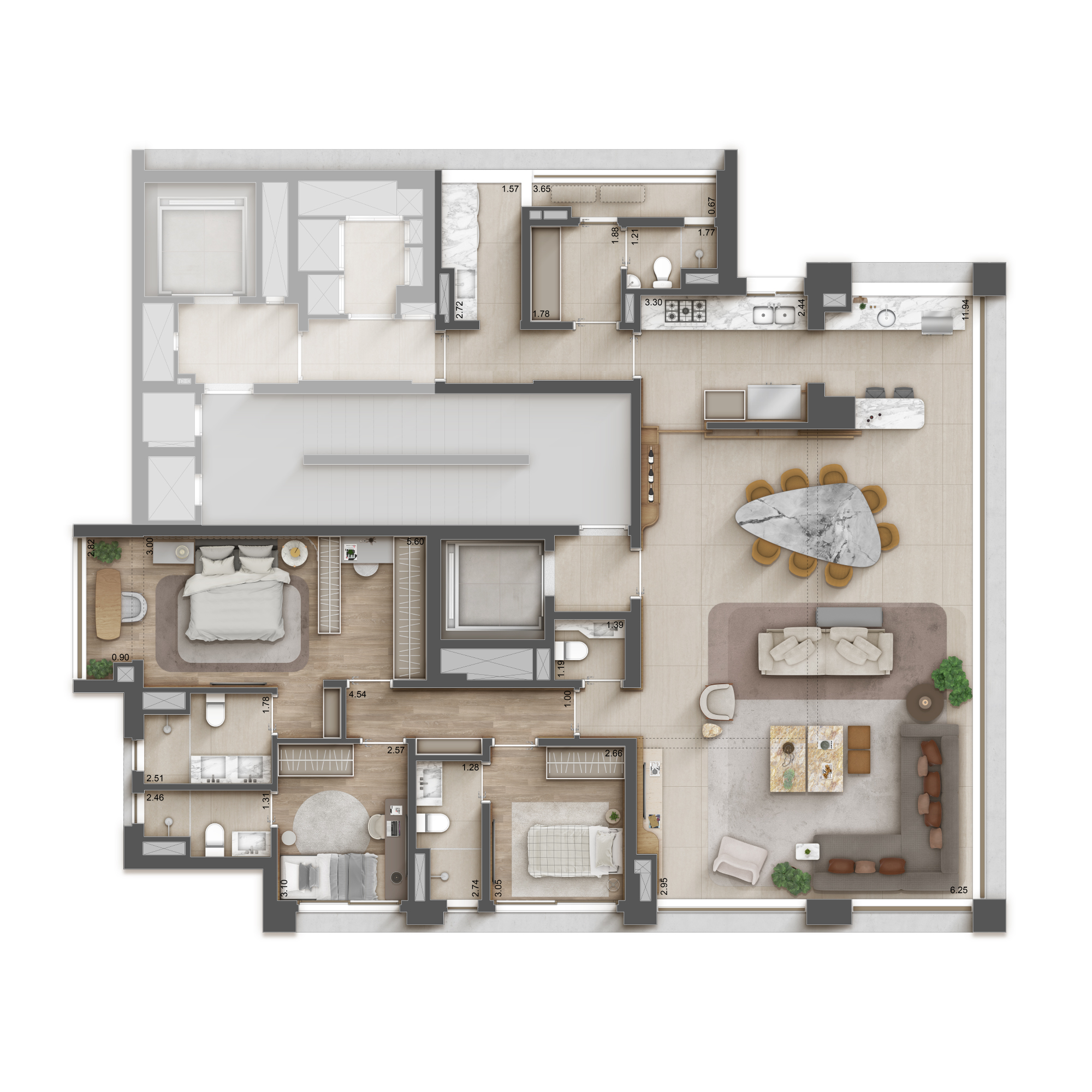 Imagem Apartamento com 3 Quartos à Venda, 179 m² em Jardim América - São Paulo