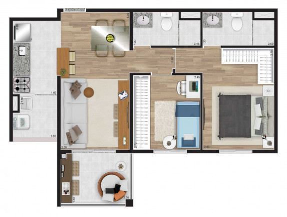Imagem Apartamento com 2 Quartos à Venda, 48 m² em Vila Clementino - São Paulo