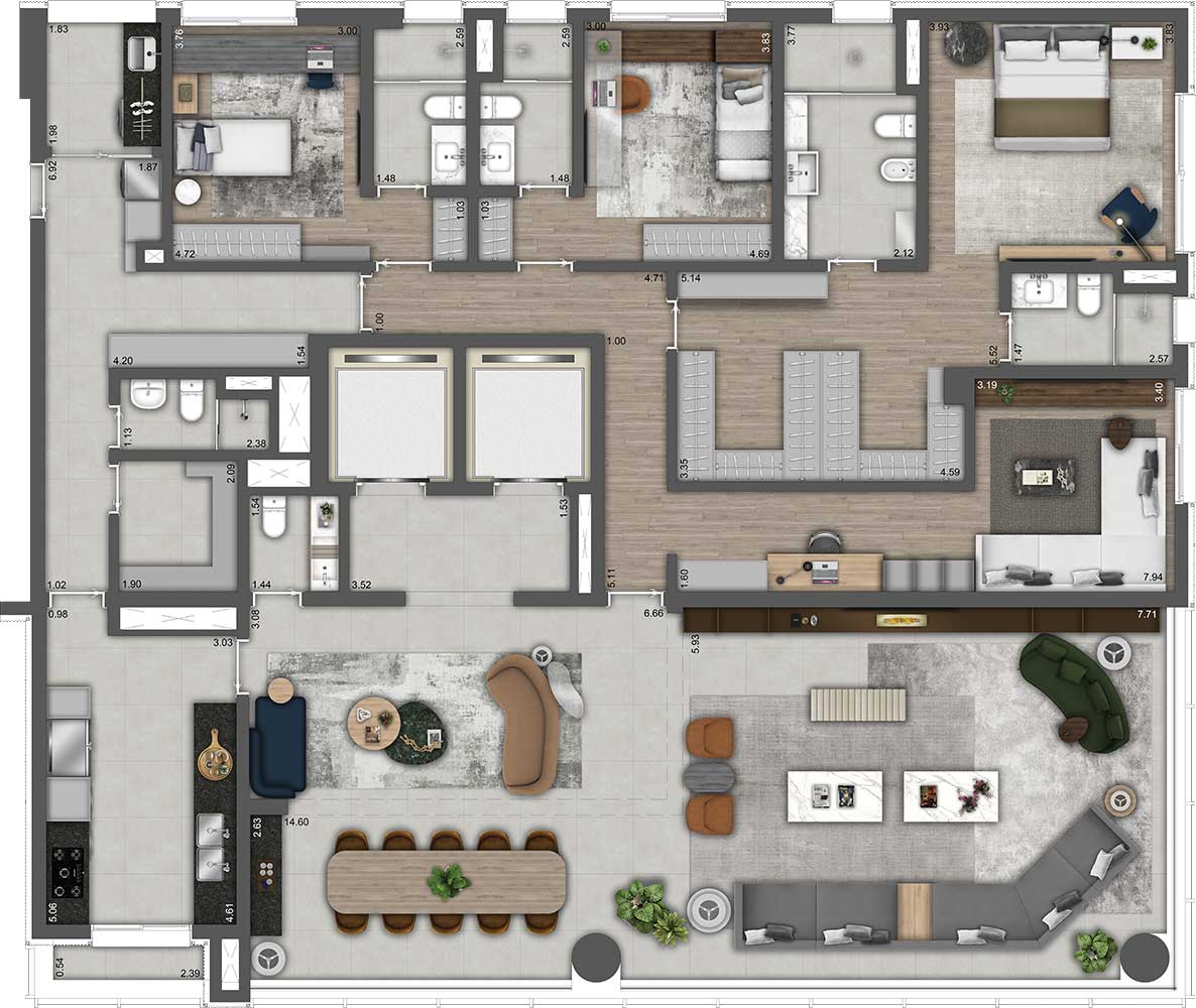 Imagem Apartamento com 4 Quartos à Venda, 240 m² em Ibirapuera - São Paulo