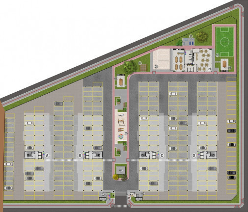 Imagem Apartamento com 2 Quartos à Venda, 53 m² em Santa Augusta - Criciúma