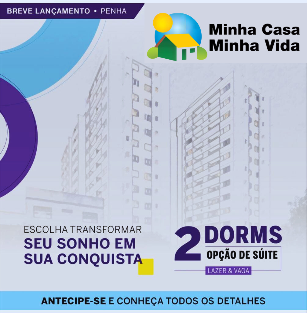 Apartamento com 2 Quartos à Venda, 43 m²em Penha de França - São Paulo
