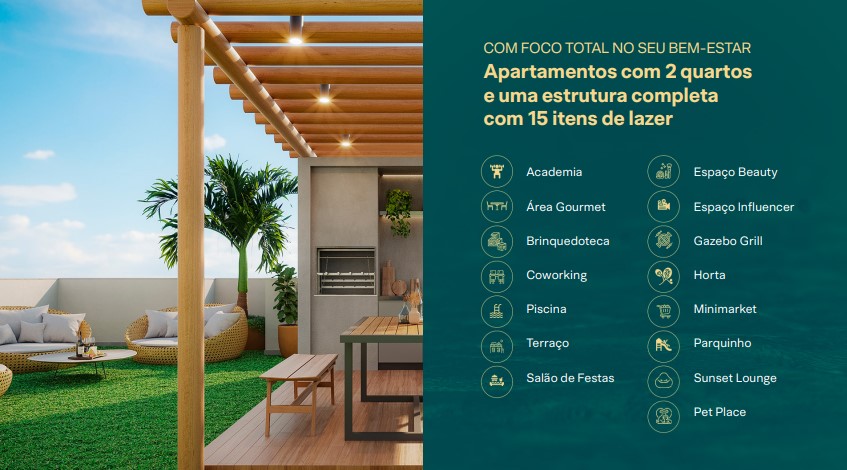 Imagem Apartamento com 2 Quartos à Venda, 37 m² em  - 