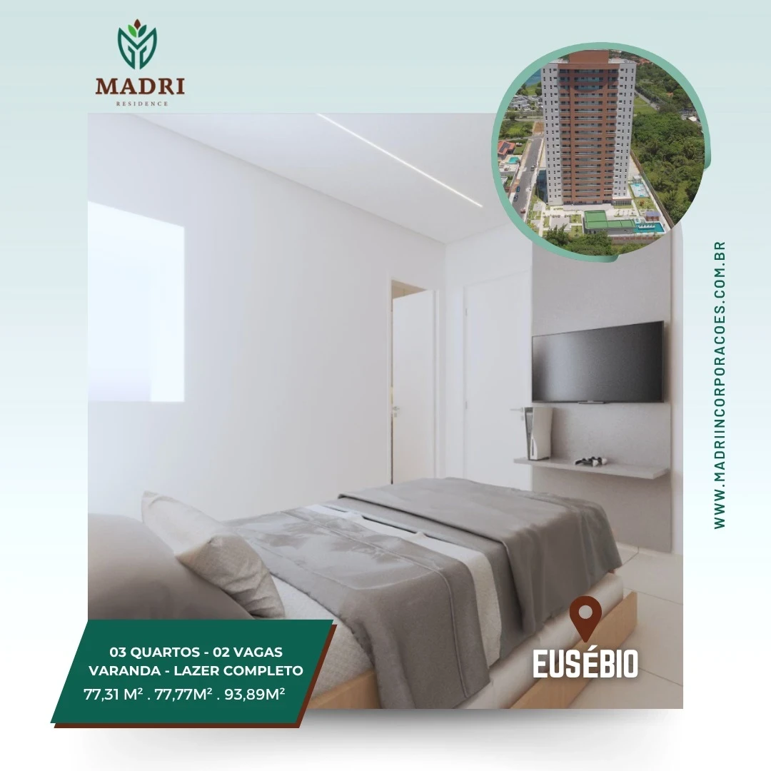 Foto do imóvel: Apartamento com 3 Quartos à Venda, 77 m² em Centro - Eusébio