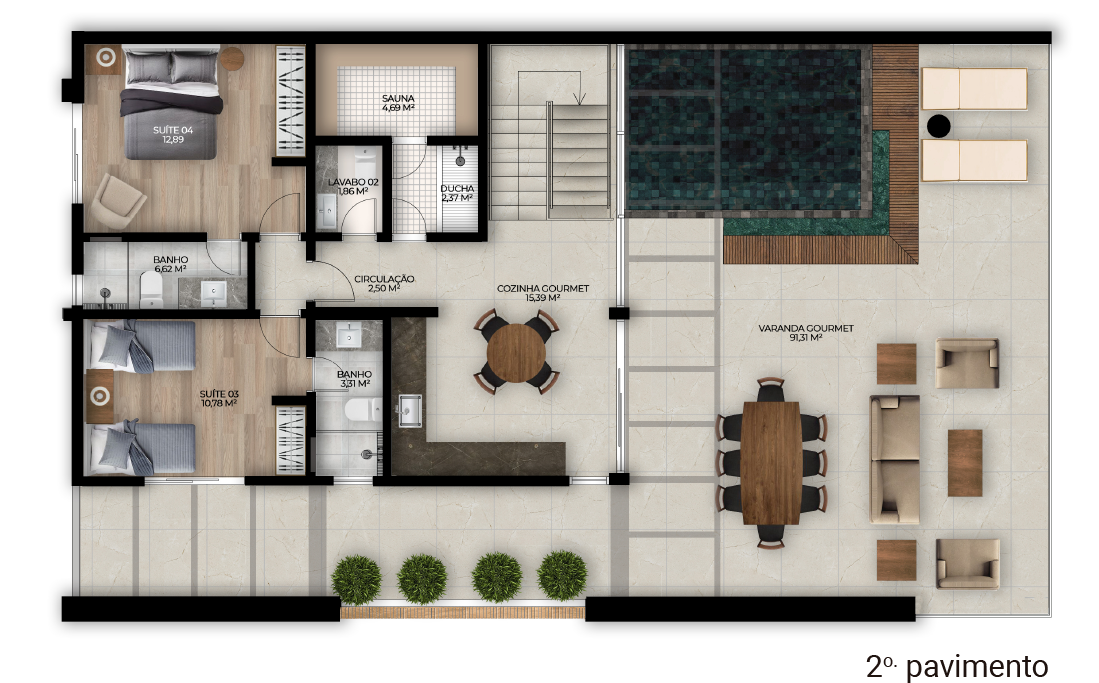 Imagem Apartamento com 3 Quartos à Venda, 171 m² em Gambôa do Belém (Cunhambebe) - Angra dos Reis