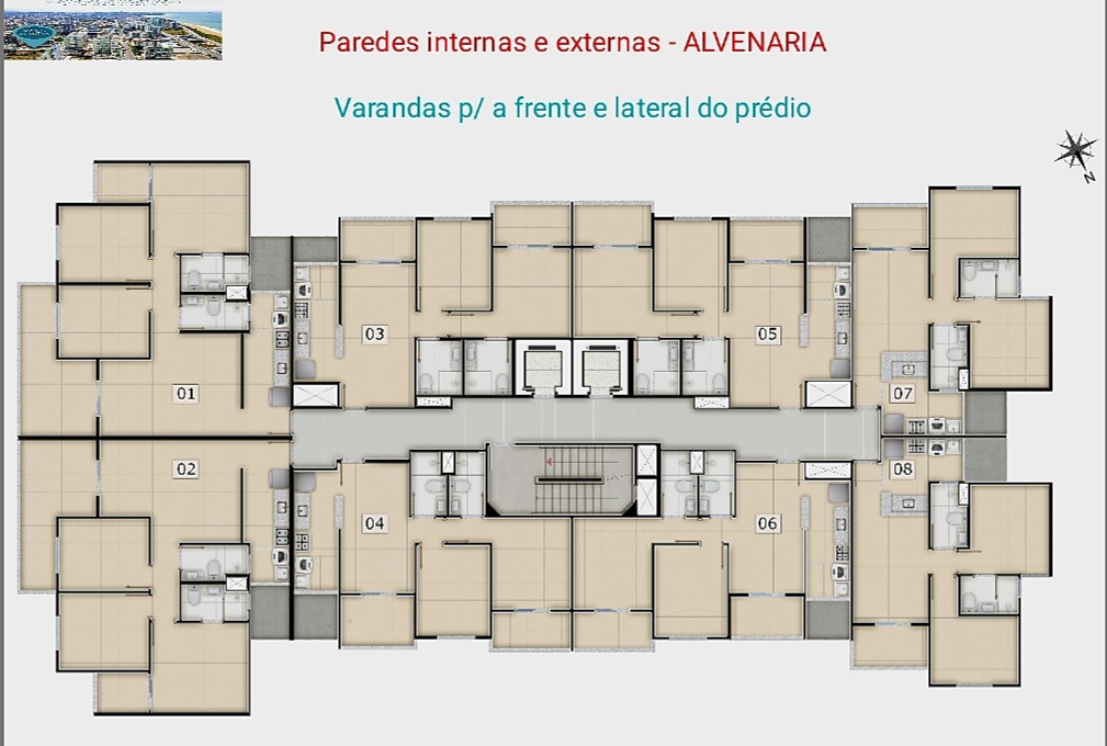 Imagem Apartamento com 3 Quartos à Venda, 80 m²em Praia de Itaparica - Vila Velha