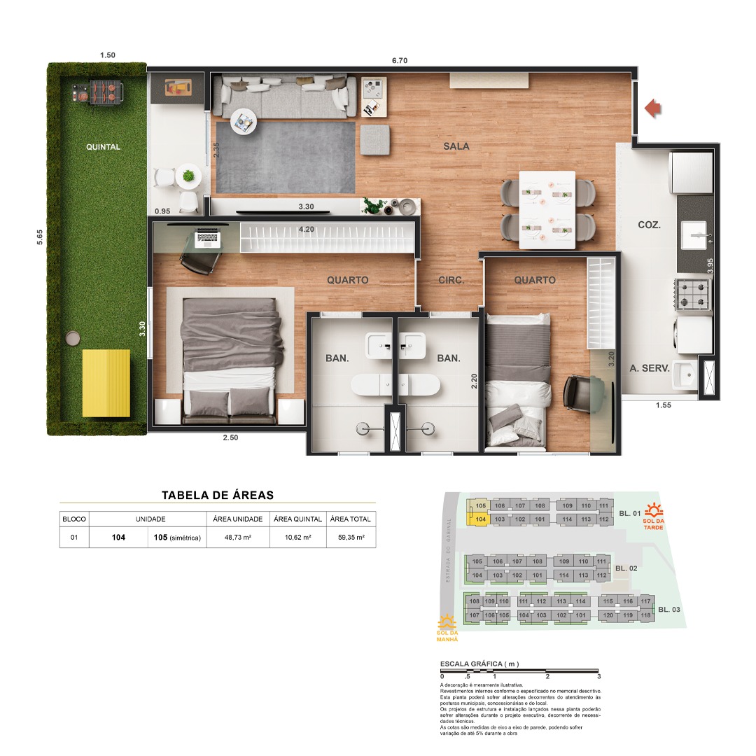 Imagem Apartamento com 2 Quartos à Venda, 44 m² em Freguesia (Jacarepaguá) - Rio de Janeiro