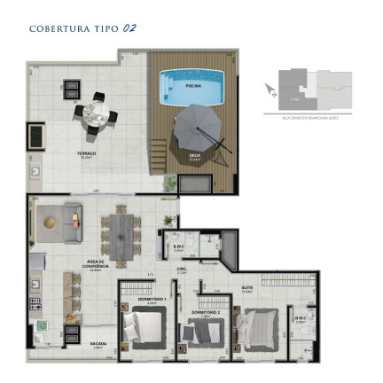 Imagem Apartamento com 3 Quartos à Venda, 78 m² em Próspera - Criciúma