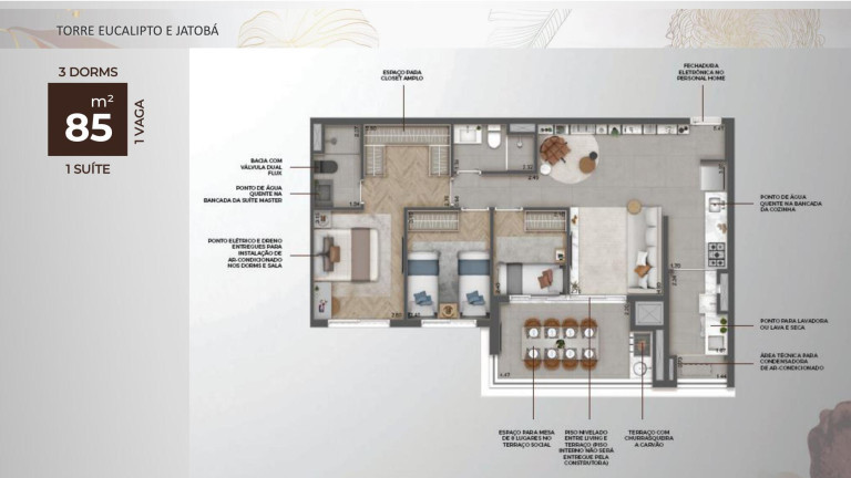 Imagem Apartamento com 3 Quartos à Venda,  em Vila Pirajussara - São Paulo