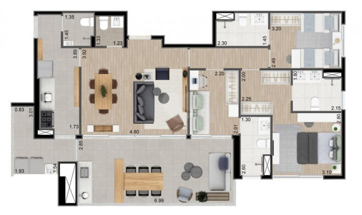 Apartamento com 4 Quartos à Venda, 146 m² em Vila Mariana - São Paulo