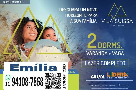 Apartamento com 2 Quartos à Venda, 44 m² em Vila Suissa - Mogi das Cruzes