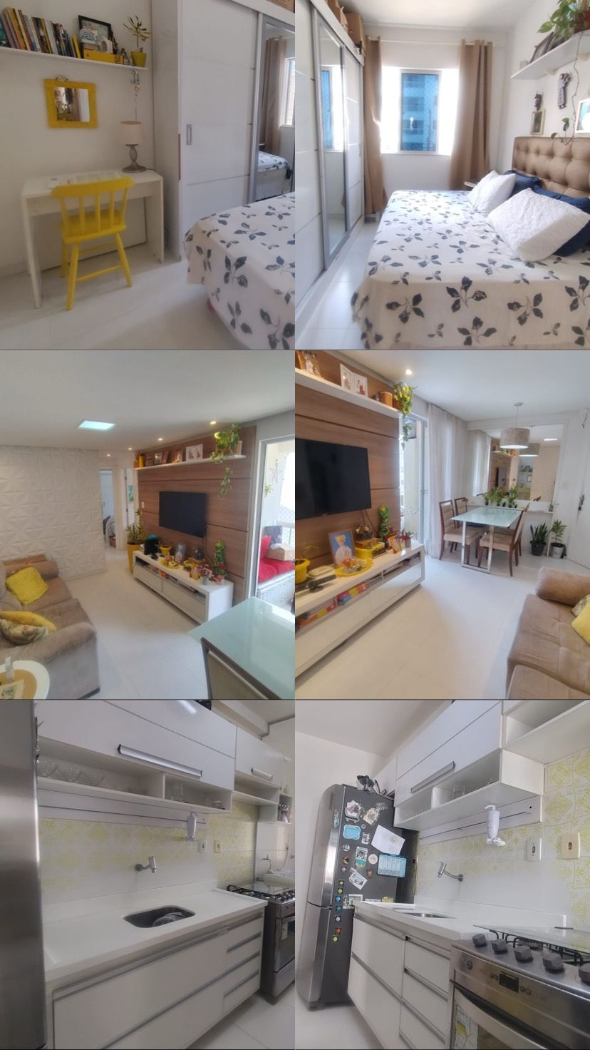 Imagem Apartamento com 2 Quartos para Alugar, 53 m² em Boa União (Abrantes) - Camaçari