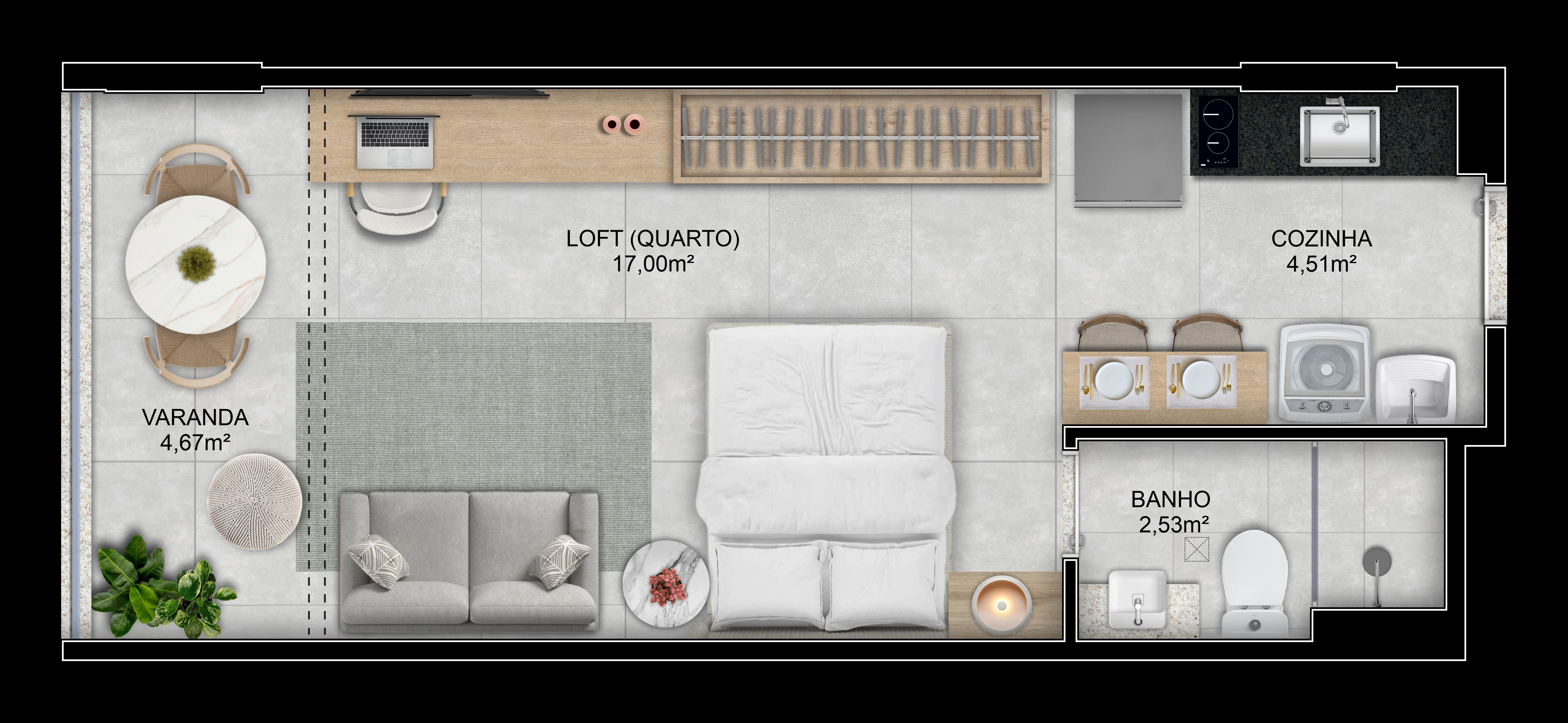 Imagem Apartamento com 1 Quarto à Venda, 32 m² em Praia da Costa - Vila Velha