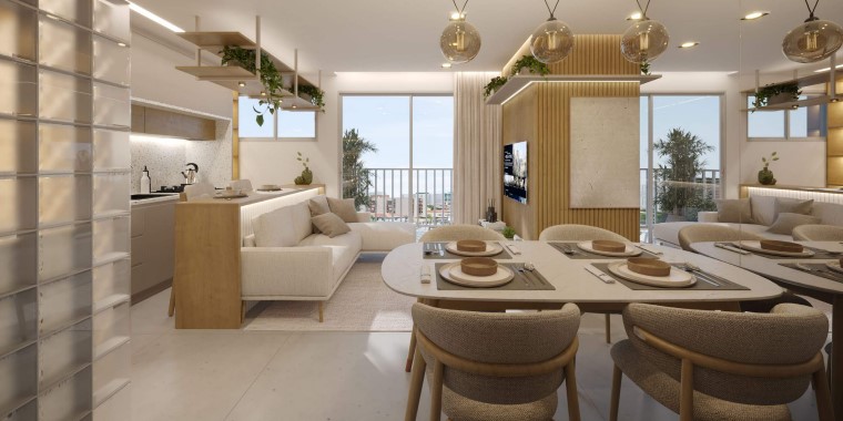 Imagem Apartamento com 2 Quartos à Venda, 45 m² em  - 
