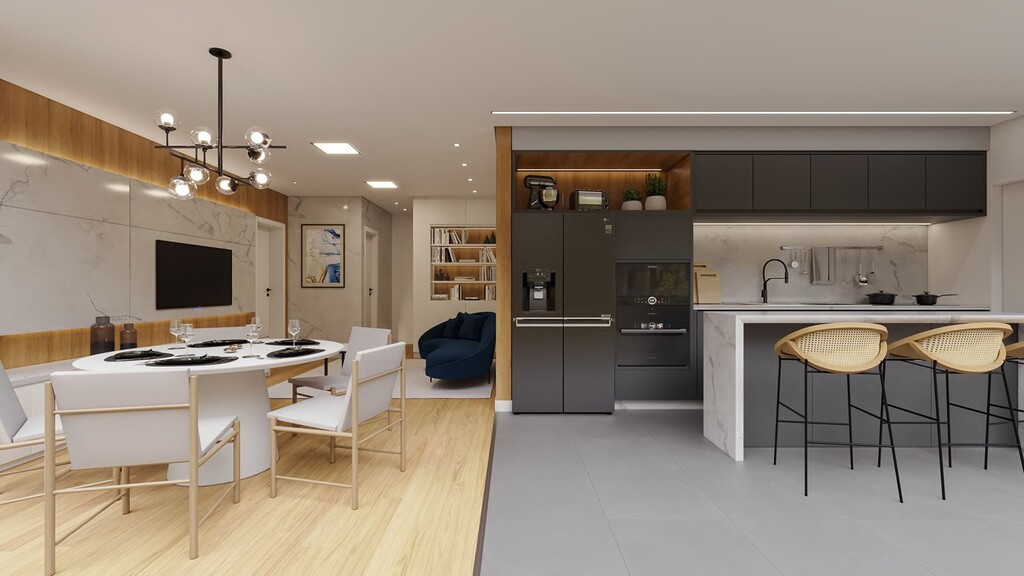 Imagem Apartamento com 2 Quartos à Venda, 63 m²em Cabral - Curitiba