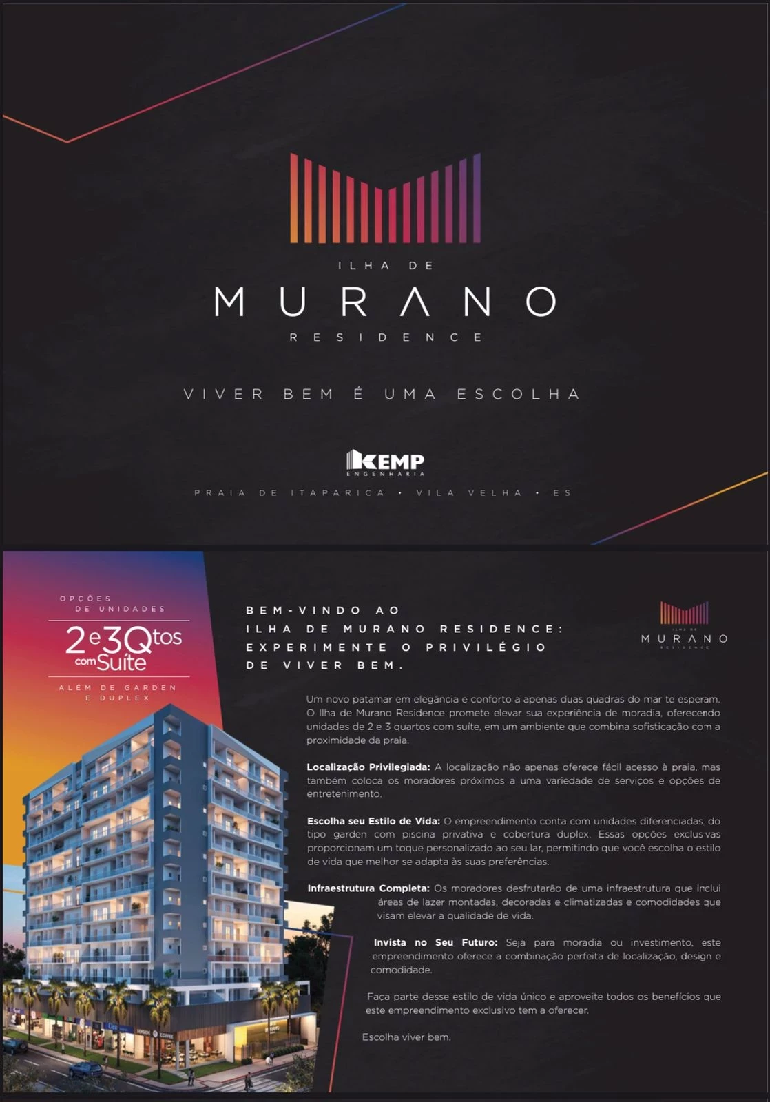 Imagem Apartamento com 2 Quartos à Venda, 59 m² em Praia de Itaparica - Vila Velha