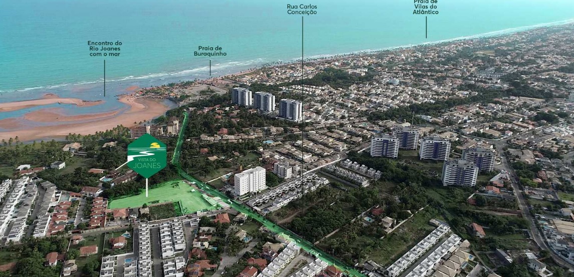 Imagem Apartamento com 2 Quartos à Venda, 53 m²em Buraquinho - Lauro de Freitas