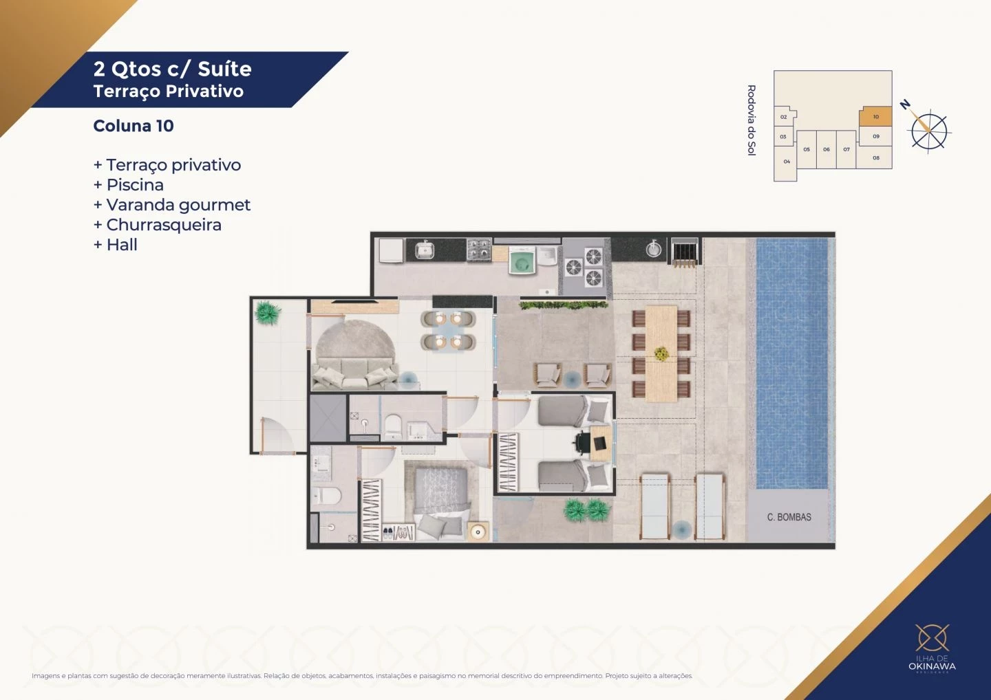 Imagem Apartamento com 2 Quartos à Venda, 58 m² em Praia de Itaparica - Vila Velha