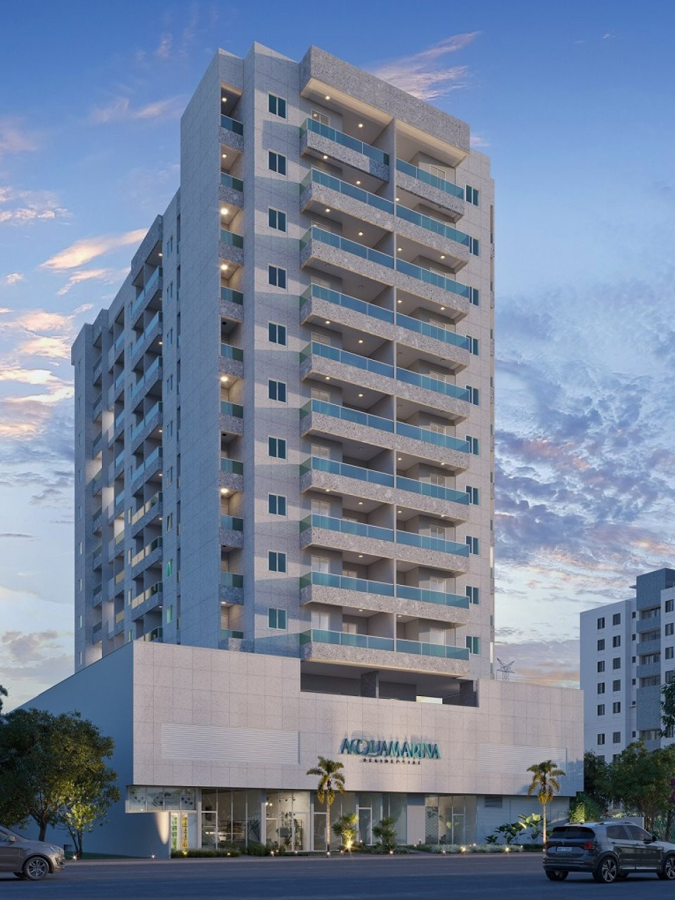 Apartamento com 2 Quartos à Venda, 59 m² em Praia de Itaparica - Vila Velha