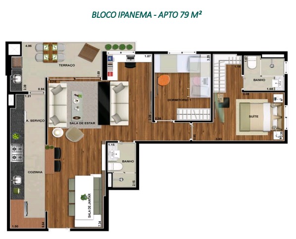 Imagem Apartamento com 3 Quartos à Venda, 80 m² em Osvaldo Cruz - São Caetano Do Sul