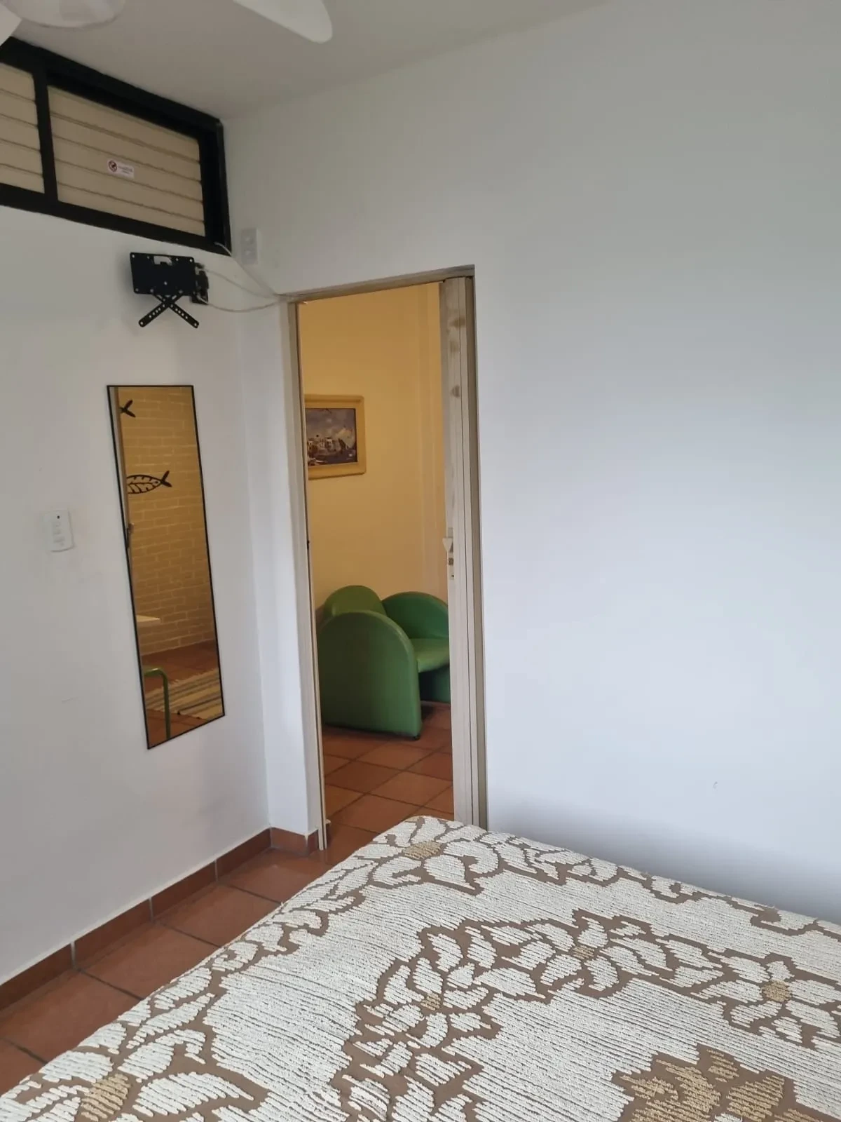 Imagem Apartamento com 1 Quarto para Alugar, 45 m² em Aparecida - Santos