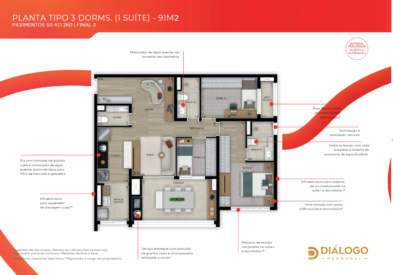Foto do imóvel: Apartamento com 3 Quartos à Venda, 91 m² em Belenzinho - São Paulo