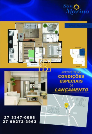 Imagem Apartamento com 2 Quartos à Venda, 52 m² em Jardim Camburi - Vitória