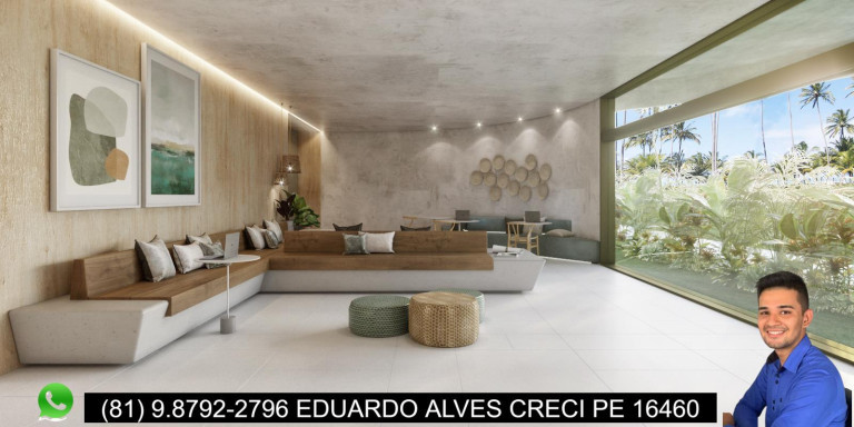 Imagem Apartamento com 1 Quarto à Venda,  em Praia de Muro Alto - Ipojuca