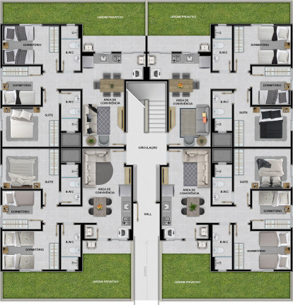 Imagem Apartamento com 2 Quartos à Venda,  em Mina União - Criciúma