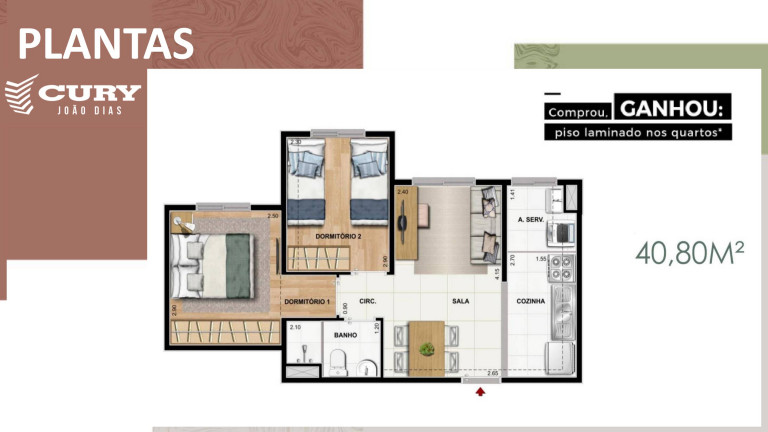 Imagem Apartamento com 2 Quartos à Venda, 41 m² em Vila Das Belezas - São Paulo