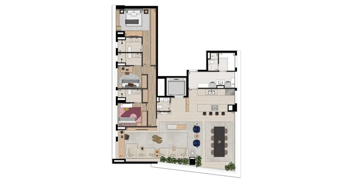 Imagem Edifício Residencial com 3 Quartos à Venda, 185 m² em Itaim Bibi - São Paulo