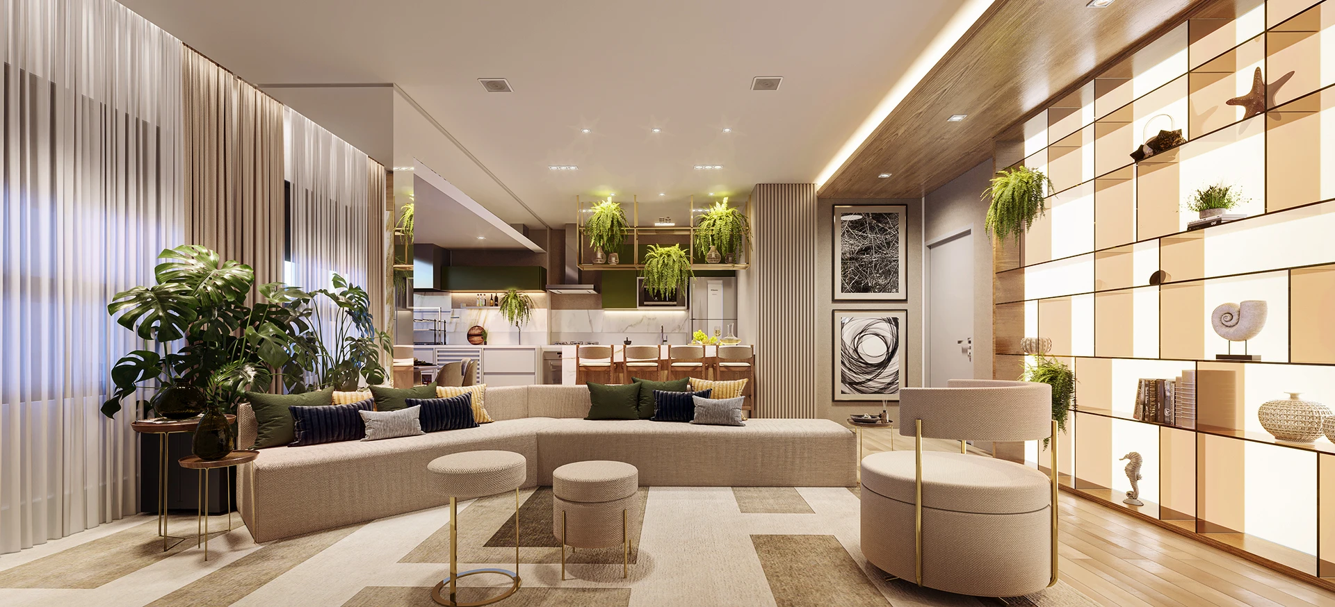 Imagem Apartamento com 2 Quartos à Venda, 74 metros em Alphagran Alphaville - Barueri