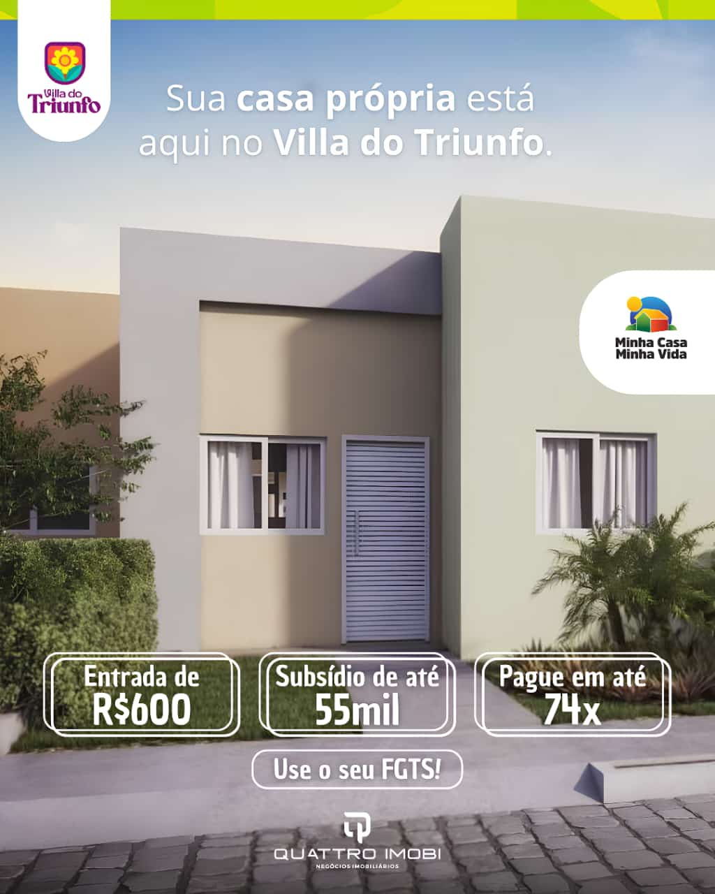 Casa de Condomínio com 2 Quartos à Venda, 45 m² em  - 