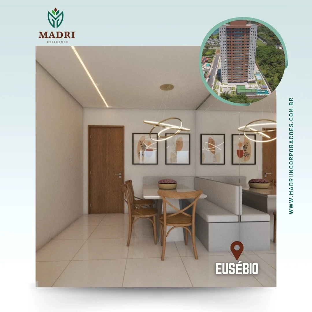 Foto do imóvel: Apartamento com 3 Quartos à Venda, 77 m² em Centro - Eusébio