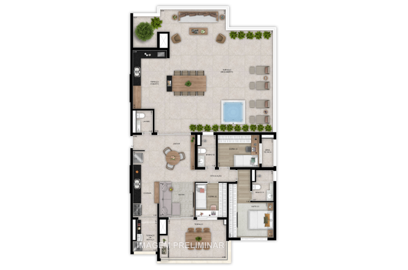 Imagem Apartamento com 3 Quartos à Venda, 24 m²em Tatuapé - São Paulo