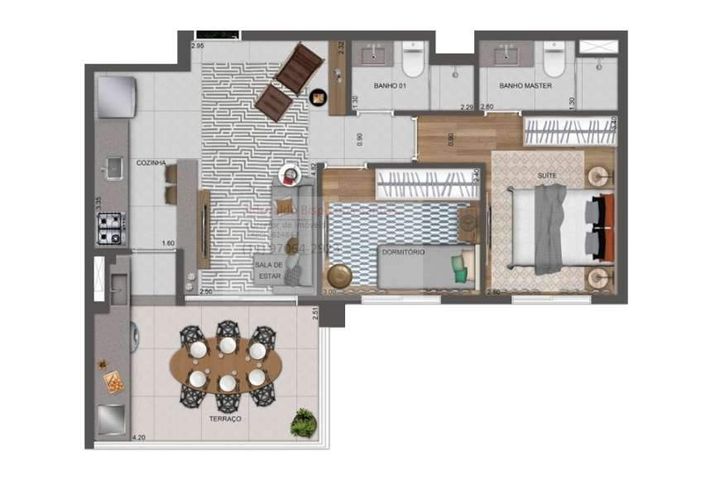 Imagem Apartamento com 2 Quartos à Venda, 68 m² em Jardim Prudência - São Paulo
