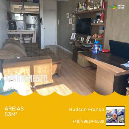 Apartamento com 2 Quartos à Venda, 53 m² em Areias - São José