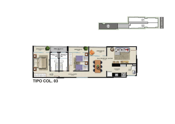 Imagem Apartamento com 3 Quartos à Venda, 235 m² em Praia do Morro - Guarapari