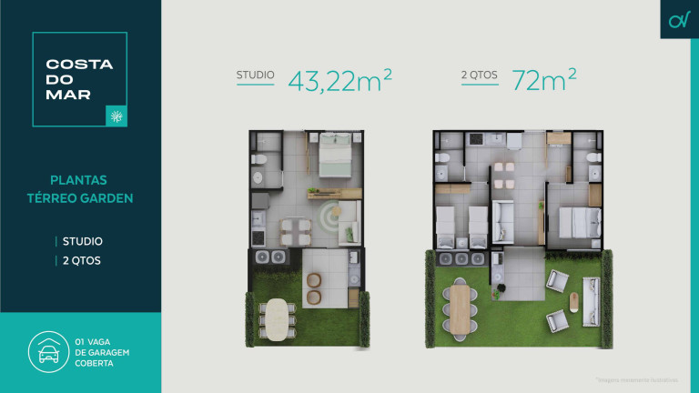 Imagem Apartamento com 2 Quartos à Venda, 72 m² em Praia Carneiros - Tamandaré